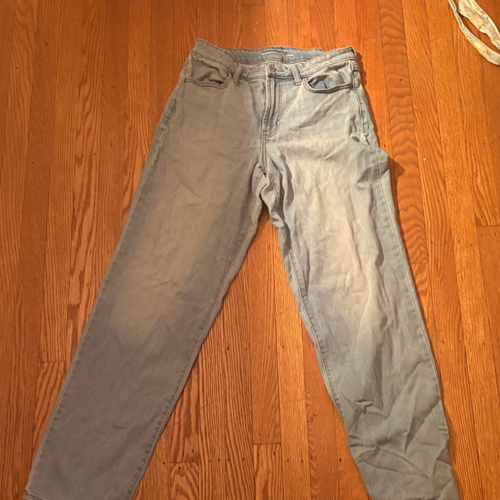 Old Navy High Rise Light Was Blue Jeans Straight Leg